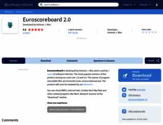 euroscoreboard.software.informer.com screenshot