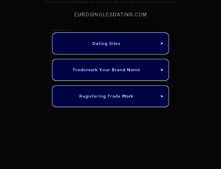 eurosinglesdating.com screenshot