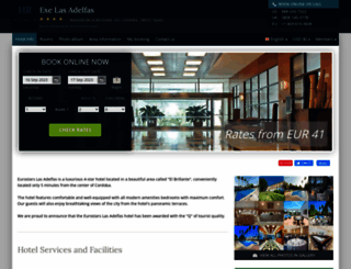 eurostars-las-adelfas.hotel-rez.com screenshot