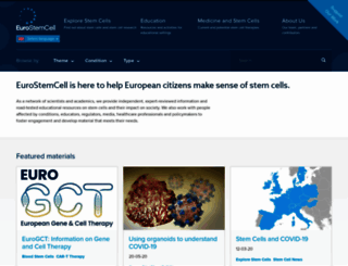eurostemcell.org screenshot