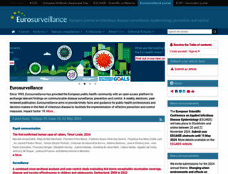 eurosurveillance.org screenshot