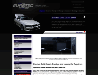 eurotecgoldcoast.com screenshot