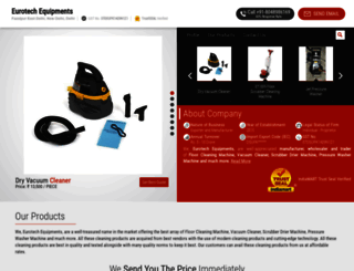 eurotechequipments.com screenshot