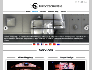 eurovideomapping.com screenshot