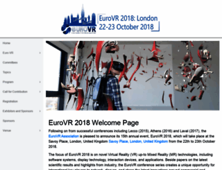 eurovr2018.org screenshot