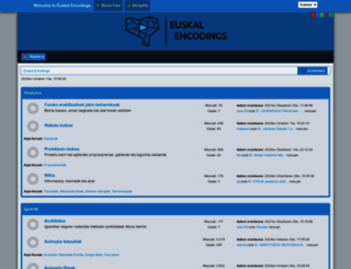 euskal-encodings.com screenshot