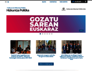 euskara.euskadi.net screenshot