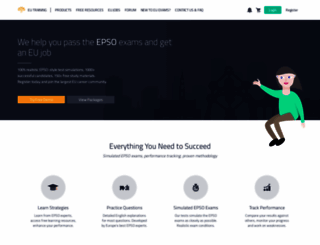 eutraining.eu screenshot