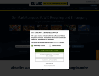 euwid-recycling.de screenshot