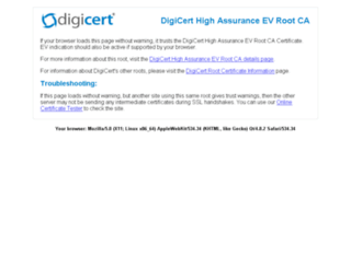 ev-root.digicert.com screenshot