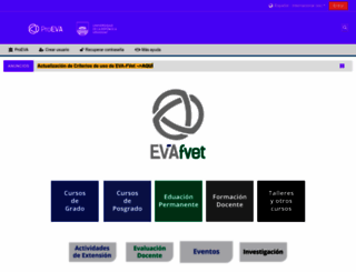 eva.fvet.edu.uy screenshot