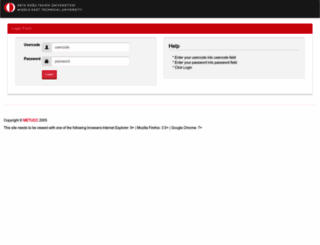 evaluation.metu.edu.tr screenshot