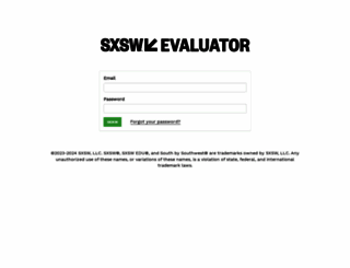 evaluator.sxsw.com screenshot