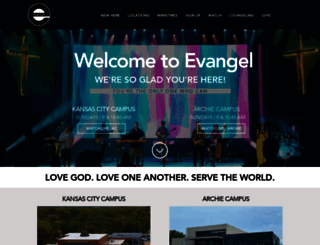 evangel.church screenshot