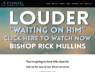 evangelcog.org screenshot