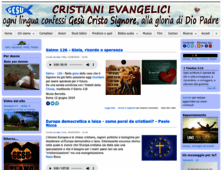 evangelici.info screenshot