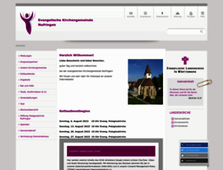 evangelische-kirche-nufringen.de screenshot