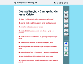 evangelizacao.blog.br screenshot