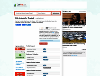evanhair.com.cutestat.com screenshot