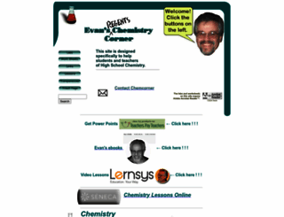 evanschemistrycorner.com screenshot