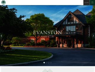 evanstongolfclub.org screenshot