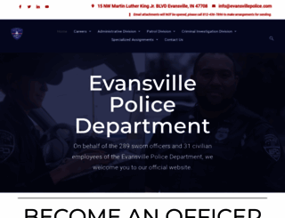 evansvillepolice.com screenshot