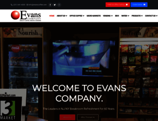 evanswater.com screenshot