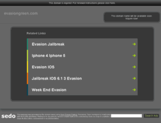 evasiongreen.com screenshot
