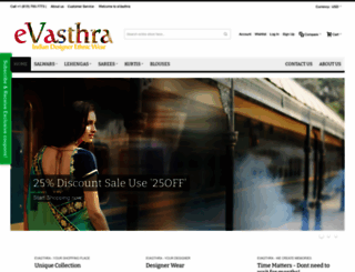 evasthra.com screenshot