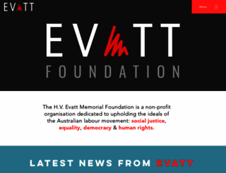evatt.org.au screenshot