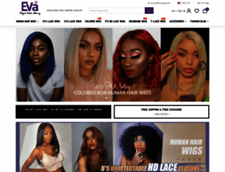 evawigs.com screenshot