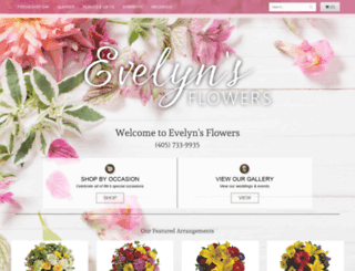 evelynsflowers.com screenshot
