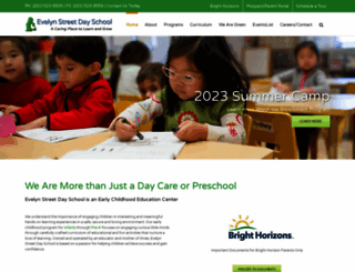 evelynstreetdayschool.com screenshot