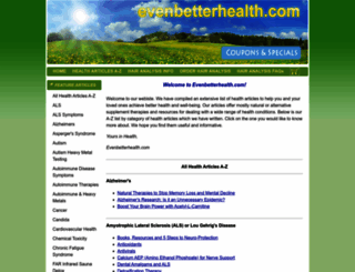 evenbetterhealth.com screenshot