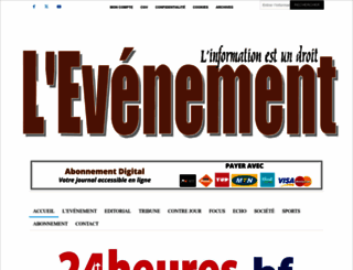 evenement-bf.net screenshot