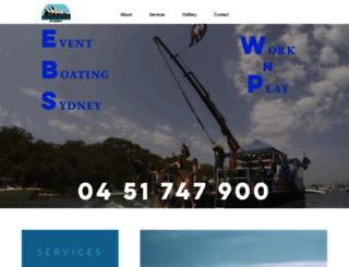 eventboatingsydney.com.au screenshot