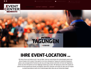 eventcenter-benrath.de screenshot