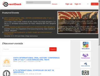 eventdesk.in screenshot