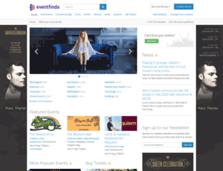 eventfinda.com screenshot