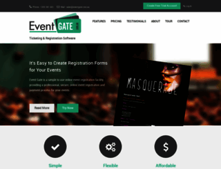 eventgate.com.au screenshot