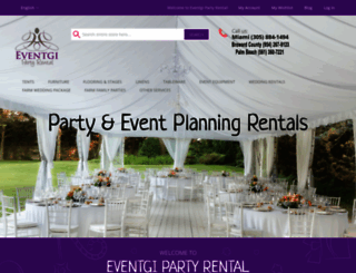eventgipartyrental.com screenshot