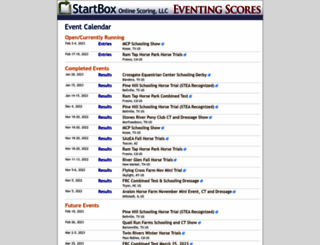 eventingscores.com screenshot