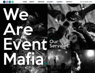 eventmafia.com.au screenshot