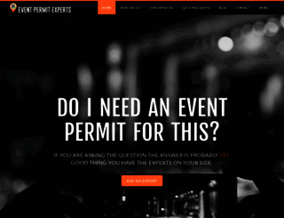 eventpermitexperts.com screenshot