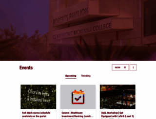 events.cmc.edu screenshot
