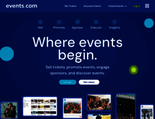 events.com screenshot
