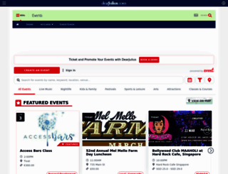 events.dearjulius.com screenshot