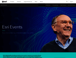 events.esri.com screenshot