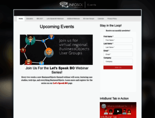 events.infosol.com screenshot
