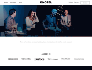 events.knotel.com screenshot